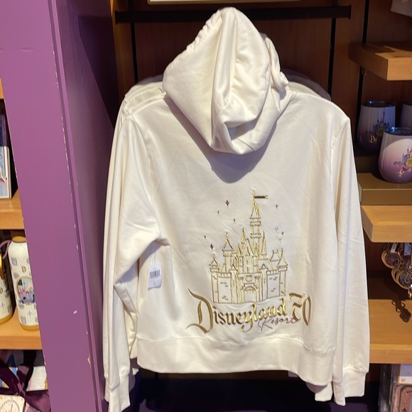 Disneyland 70th Anniversary Zip up Hoodie New - Picture 1 of 4